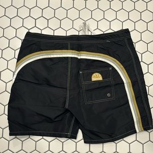 NWOT men’s Sundek black swim shorts, size 34/L